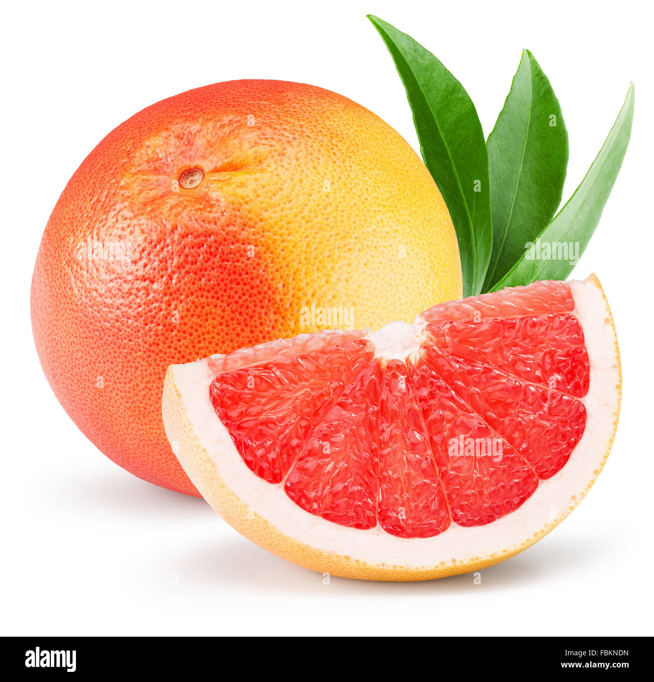 Slice red juicy grapefruit hi-res stock photography and images - Alamy