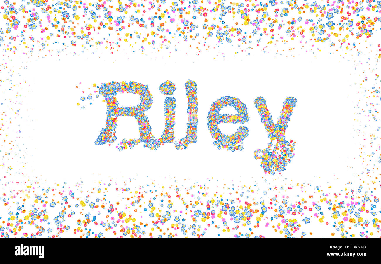 Riley name design Cut Out Stock Images & Pictures - Alamy