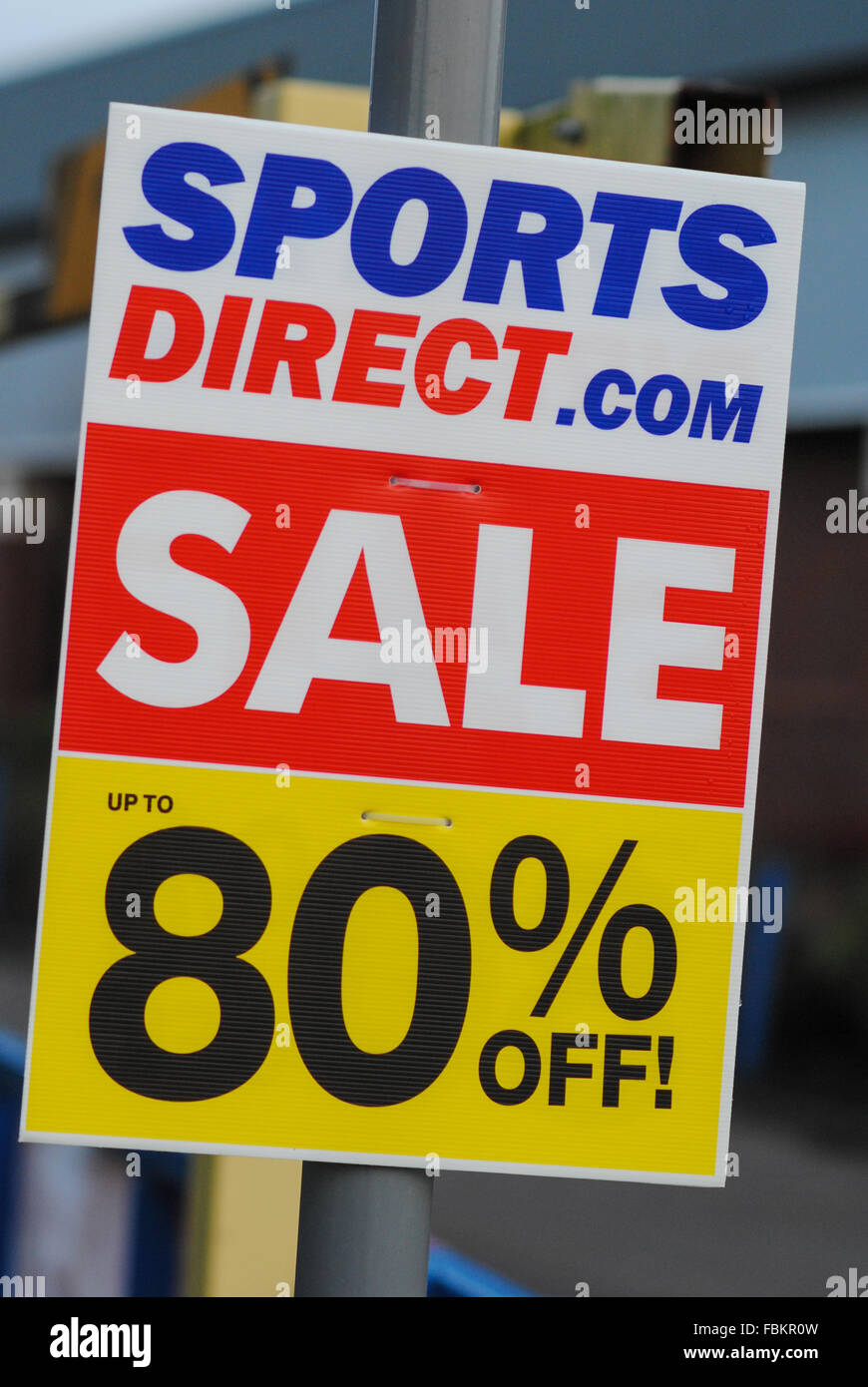 Sports Direct High Resolution Stock 