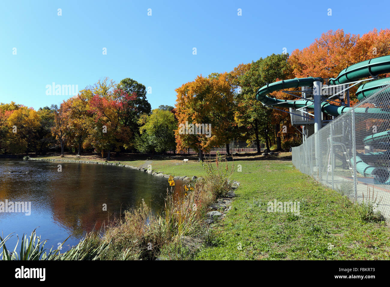 Tibbetts Brook Park Yonkers New York Stock Photo Alamy