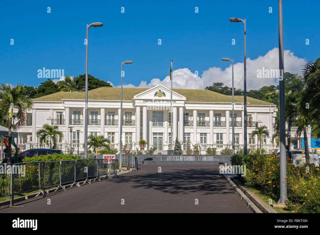 Parliament Building Roseau Dominica West Indies Stock Photo Alamy