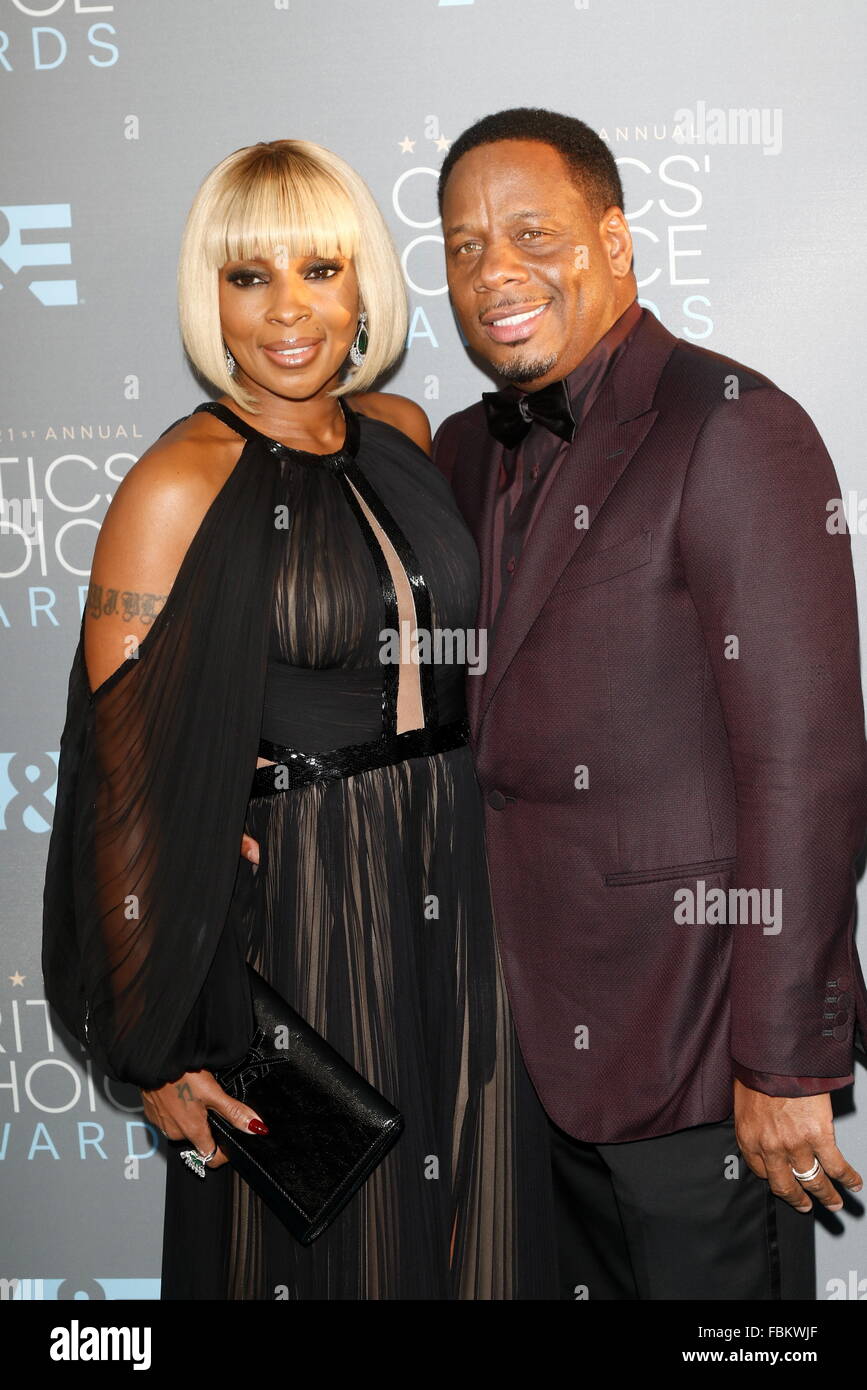 Mary j blige and husband kendu isaacs hi-res stock photography and ...