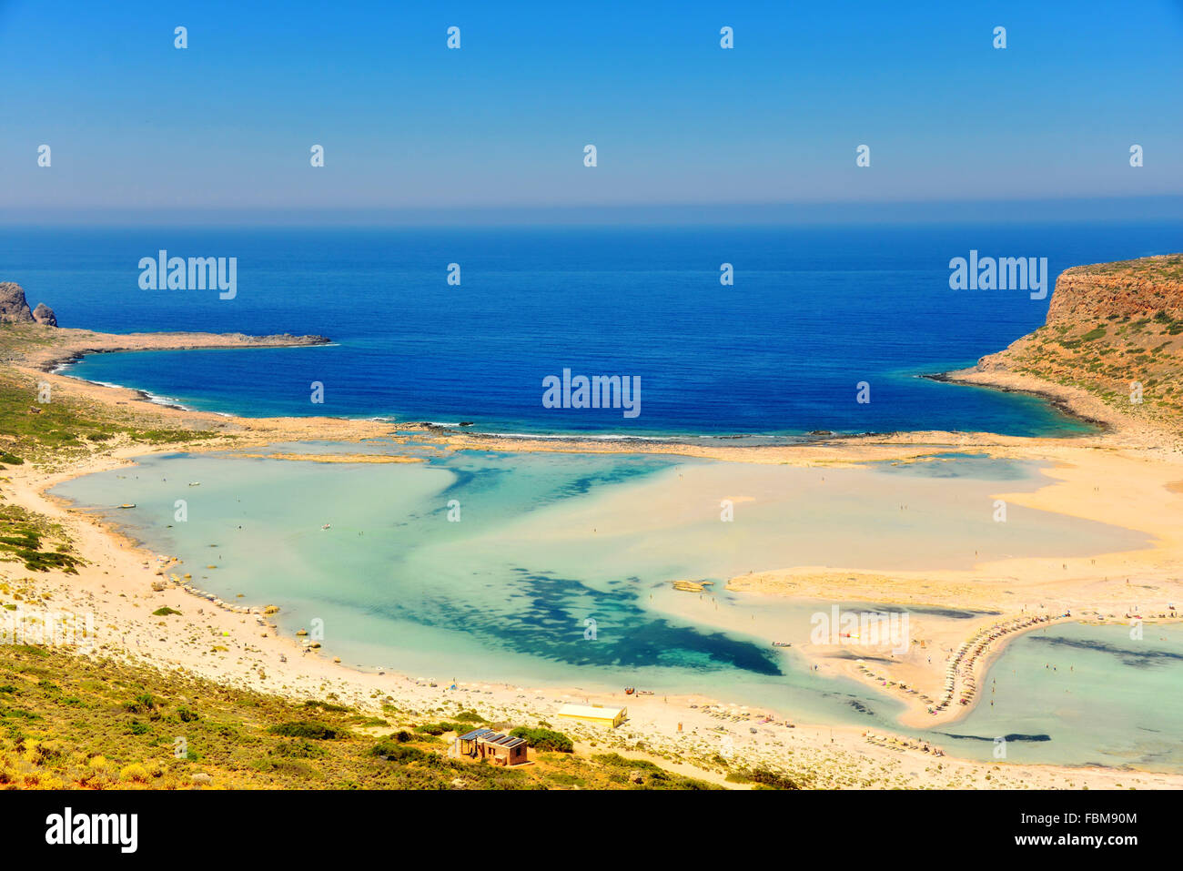 Balos beach, Gramvousa, Crete, Greece Stock Photo