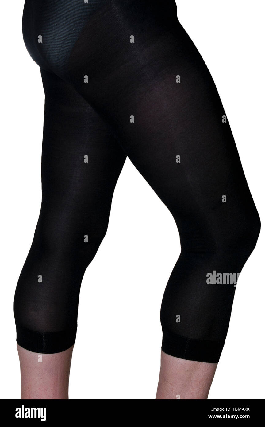 https://c8.alamy.com/comp/FBMAXK/ladies-legs-in-black-footless-tights-FBMAXK.jpg