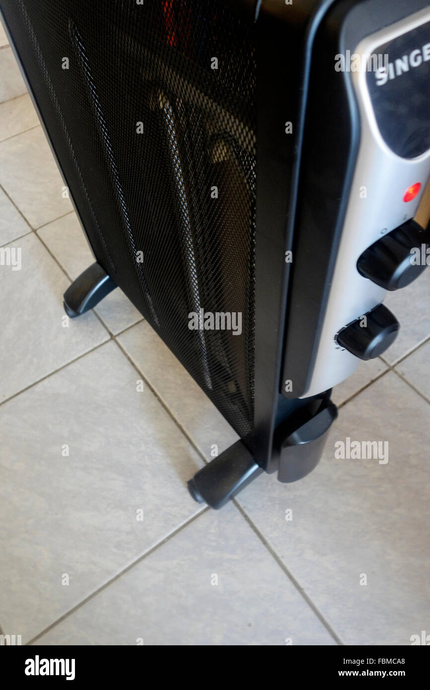 Mica Panel Electric Space Heater Stock Photo Alamy
