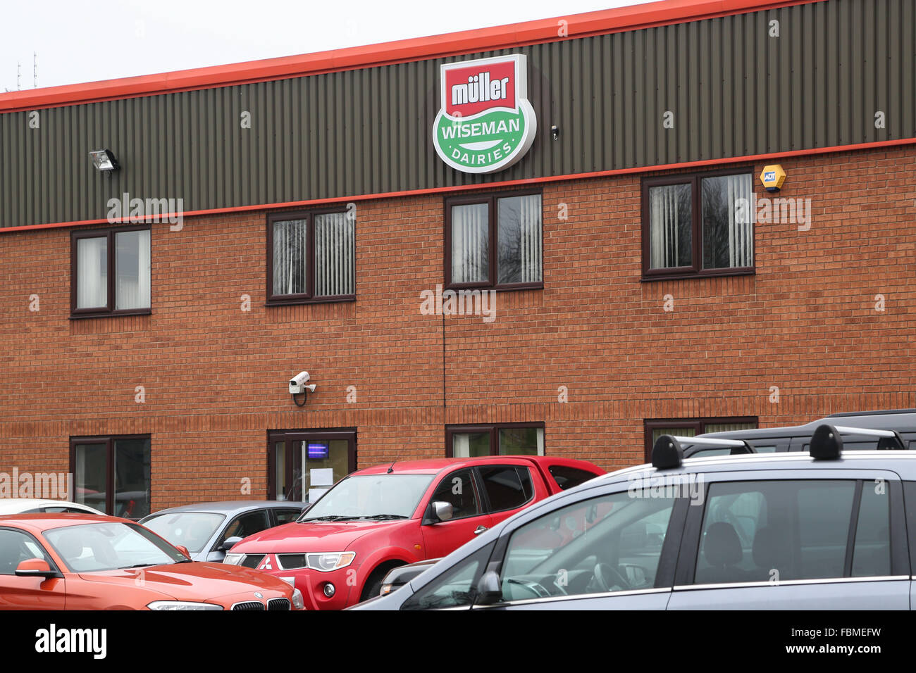 Muller / Robert Wiseman Dairies headquarters in Normanton, near Wakefield in West Yorkshire.   Ian Hinchliffe / ianrichardhinchl Stock Photo