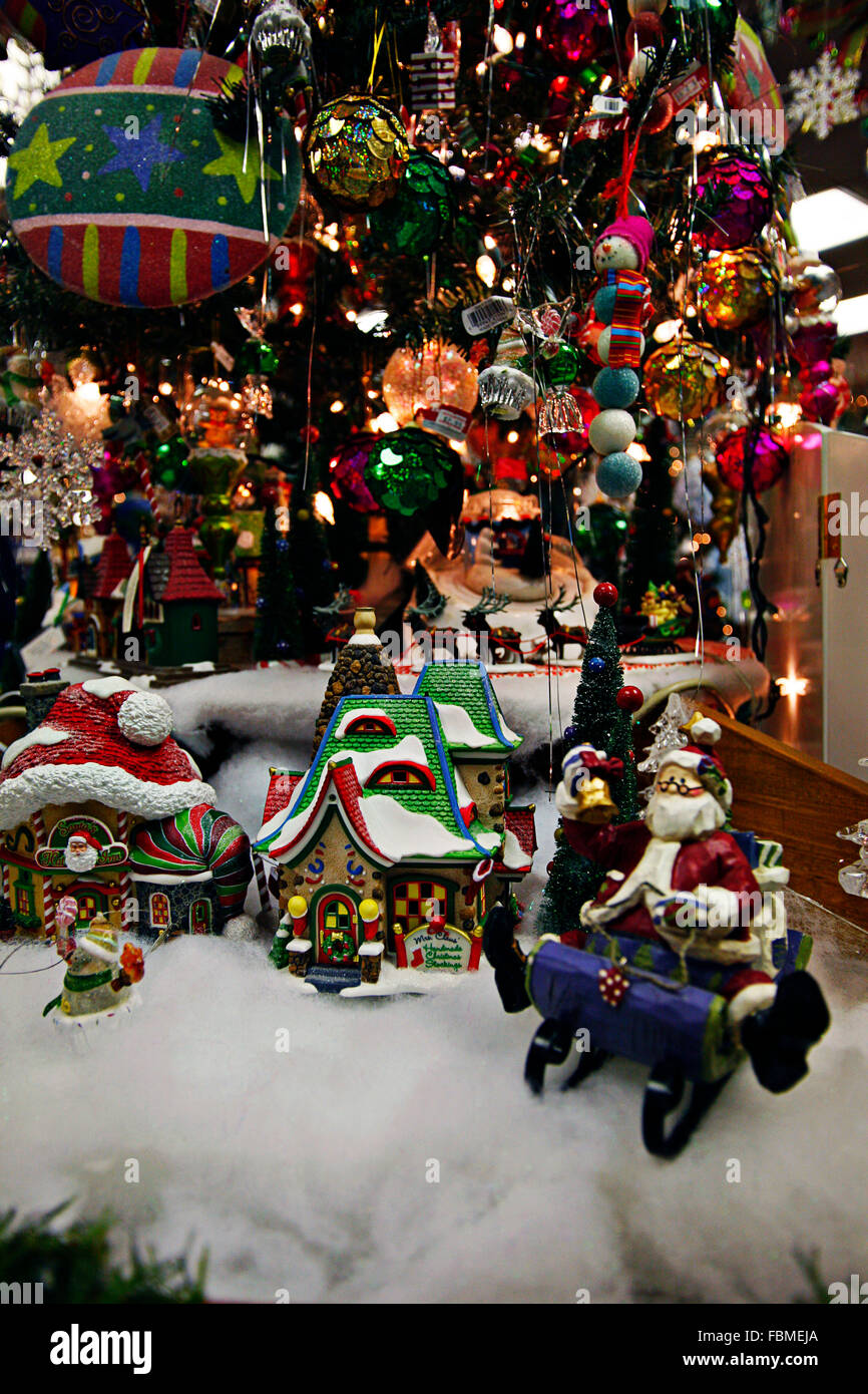 Santa Claus House shop in the city of North Pole Alaska USA Stock Photo ...