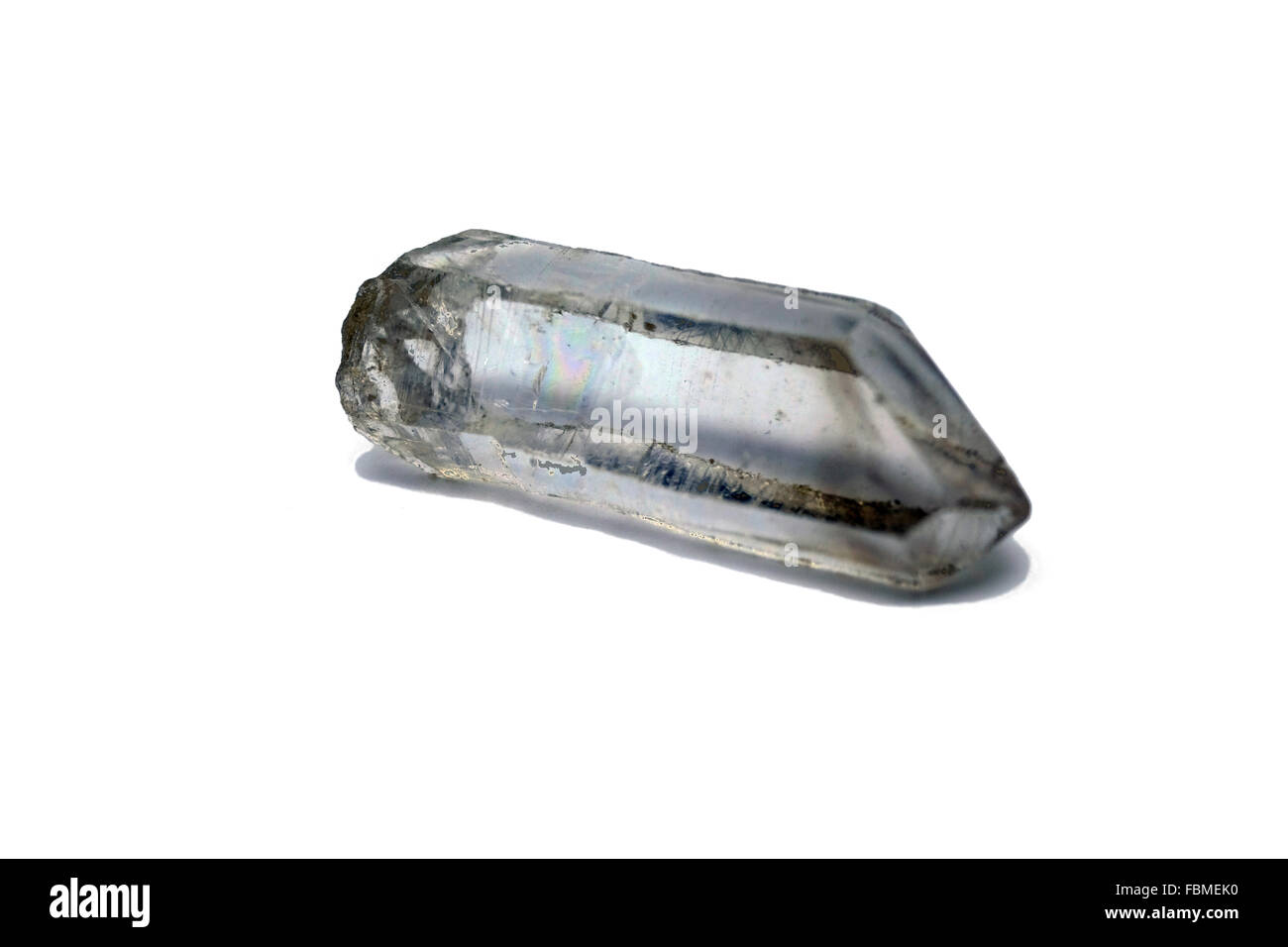 Large Quartz Crystal Stock Photo