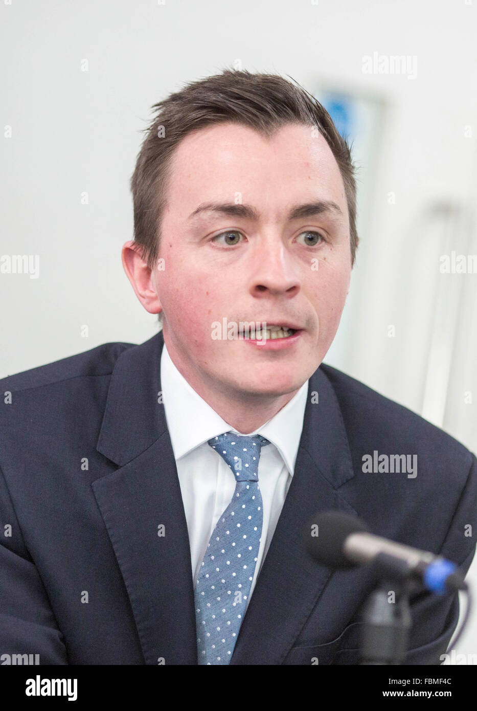 Councillor Sean Anstee , leader of Trafford Council Stock Photo