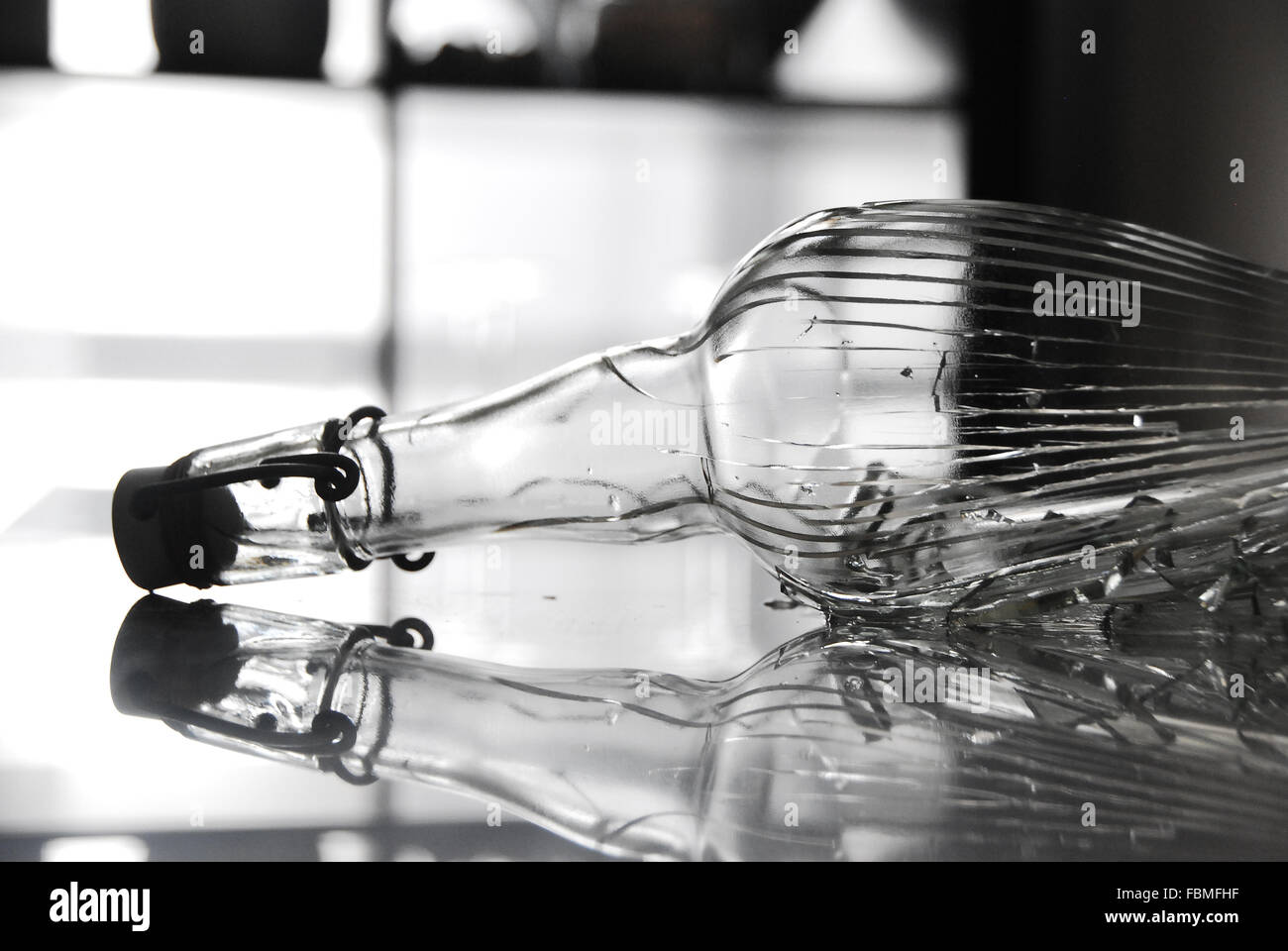 Broken bottle High Resolution Stock Photography and Images Alamy
