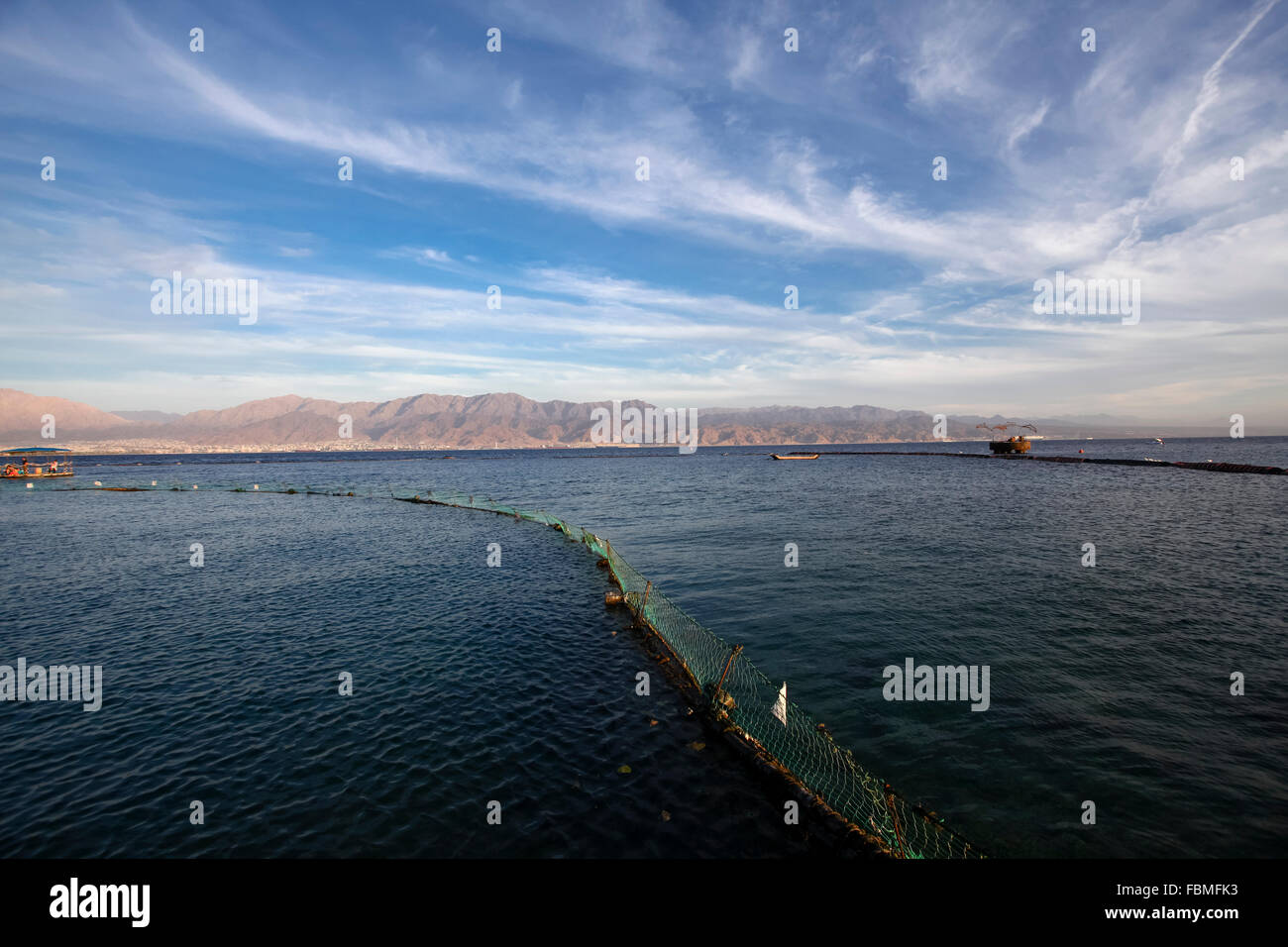 Israel, Eilat, Dolphin Reef Beach Stock Photo