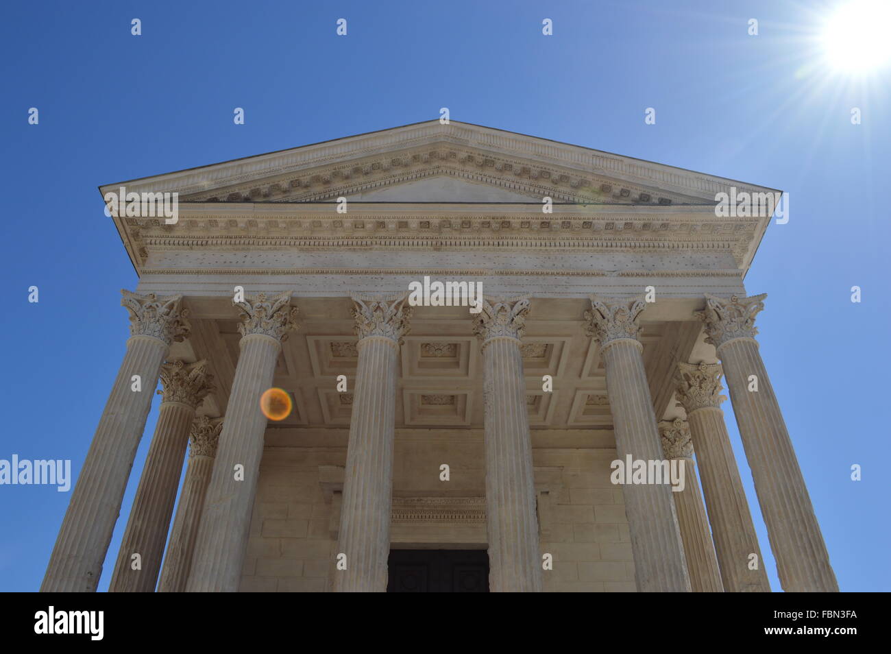 Low Angle View Of Temple Stock Photo