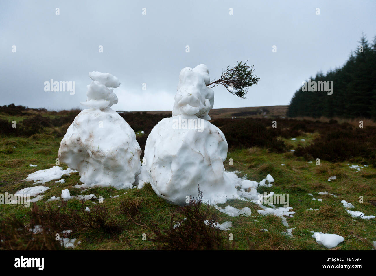 Melting Snowman by Two's Company