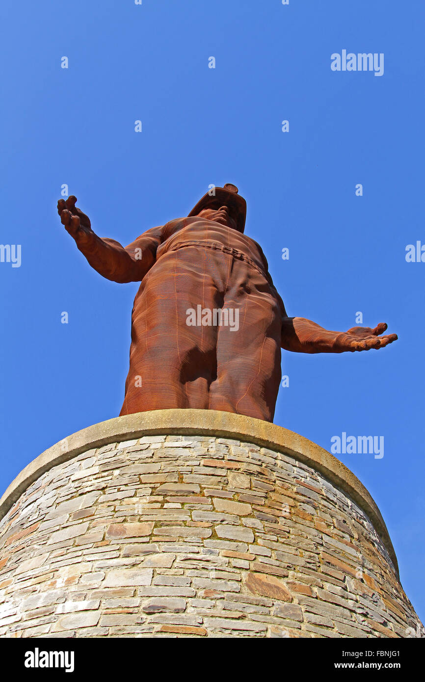 The Six Bells Guardian, Abertillery, Blaenau Gwent. Stock Photo