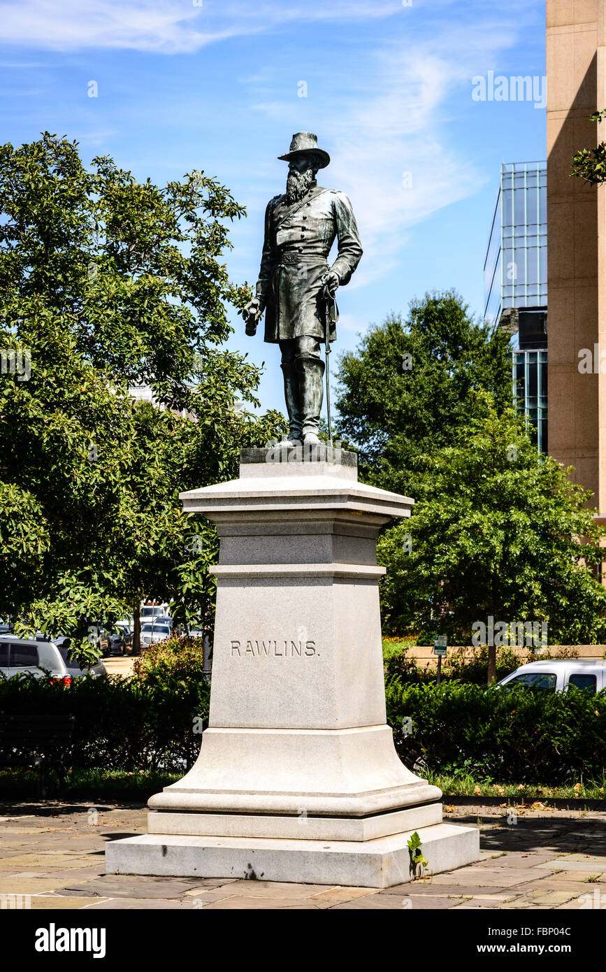 Major General John A Rawlins Memorial, Rawlins Park, 18th Street NW, Washington DC Stock Photo