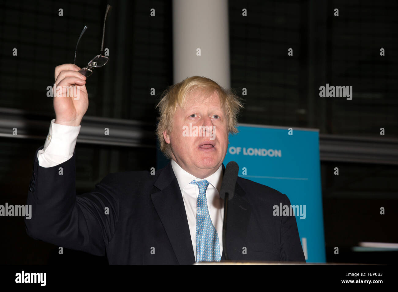London,UK,18th January 2016,Boris Johnson, Mayor of London meet's with