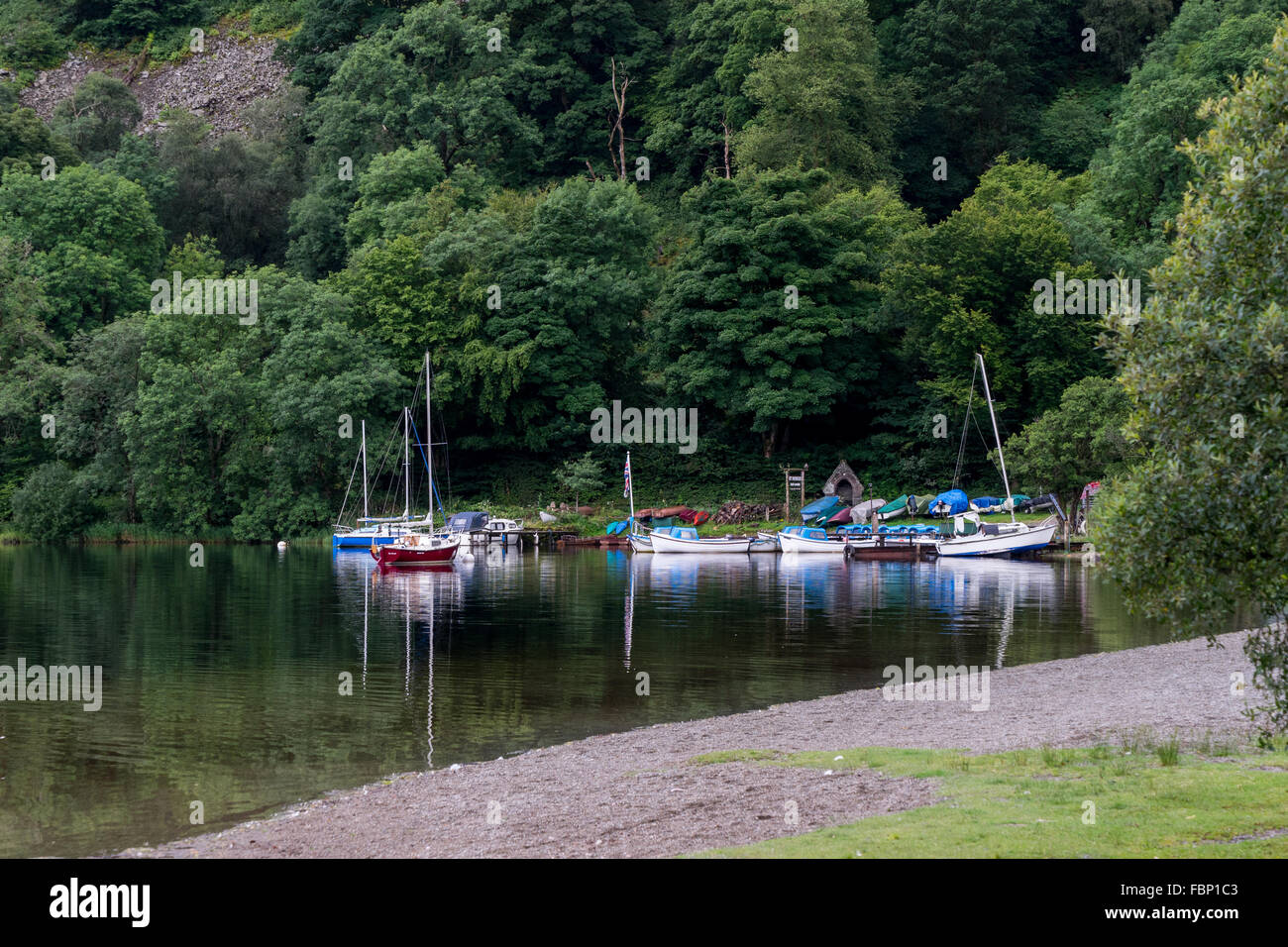 Ullswater lake boats hi-res stock photography and images - Alamy