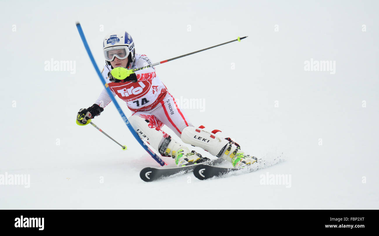 KIRCHBERG AUSTRIA JANUARY 21 2014 During the FIS Alpine Ski Europa