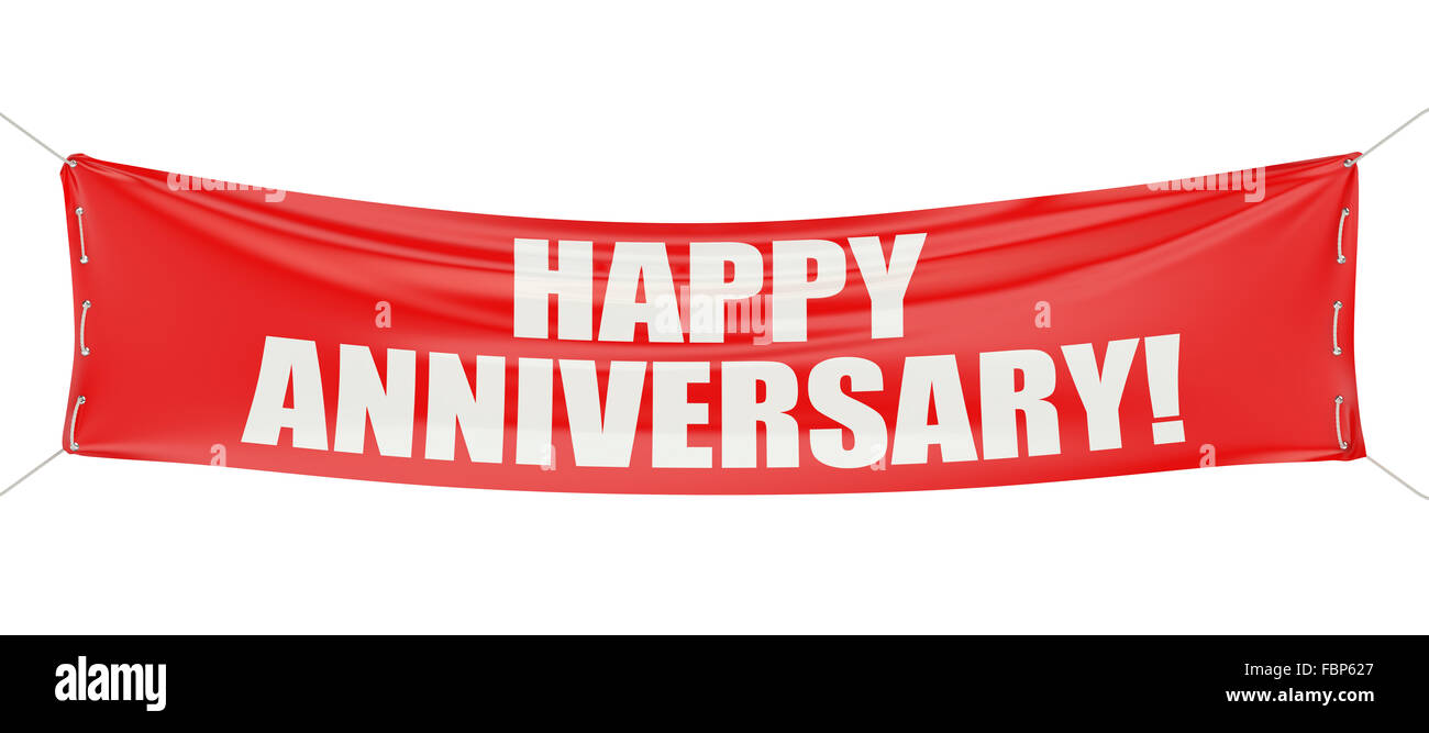 Happy anniversary banner hi-res stock photography and images - Alamy