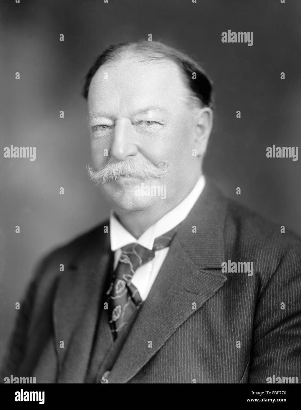 William Howard Taft, portrait of the 27th President of the USA, taken between 1909 and 1930 Stock Photo