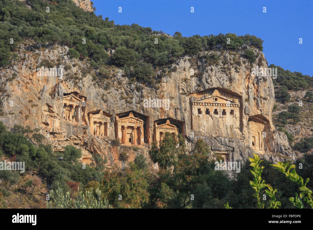 Lycian Tombs Cut In The Rock At Fethiye Turquey Tombeaux Lyciens lycian-tombs-cut-in-the-rock-at-fethiye-turquey-tombeaux-lyciens