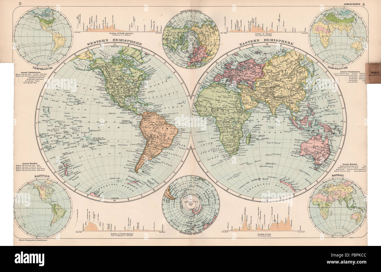 World Ranfall Map World rainfall map hi-res stock photography and images - Alamy