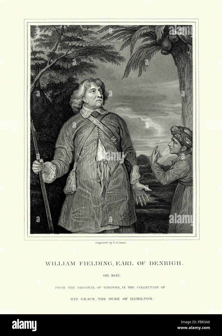 William Feilding, 1st Earl of Denbigh (c. 1587 to 8 April 1643) was an