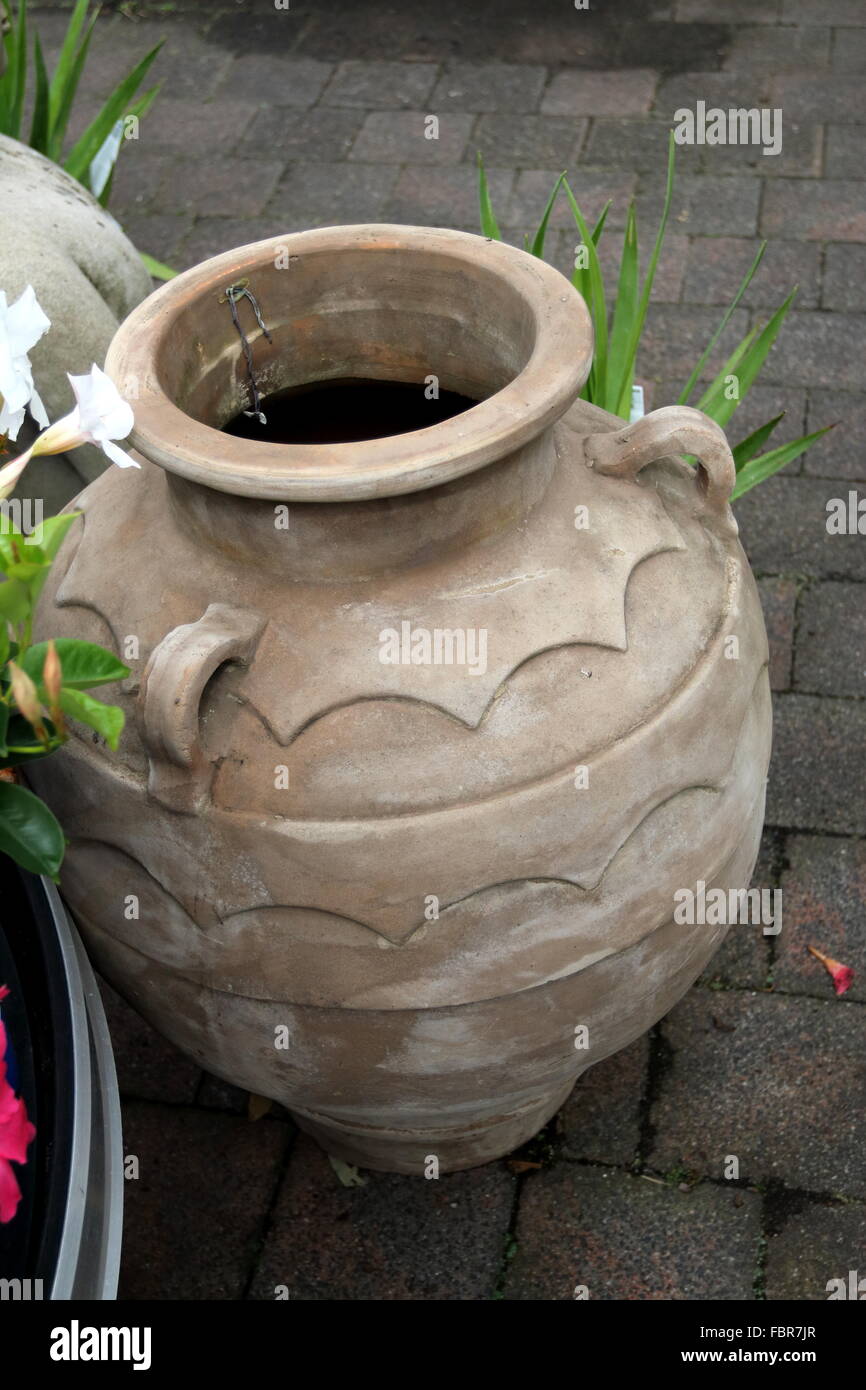 Vintage Ceramic flower pots Stock Photo Alamy