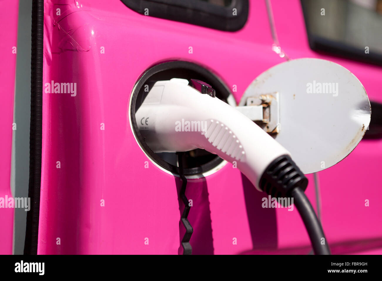 Electric car charging hires stock photography and images Alamy