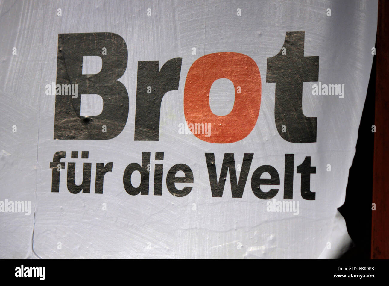 Markenname: 'Brot fuer die Welt', Berlin. Stock Photo
