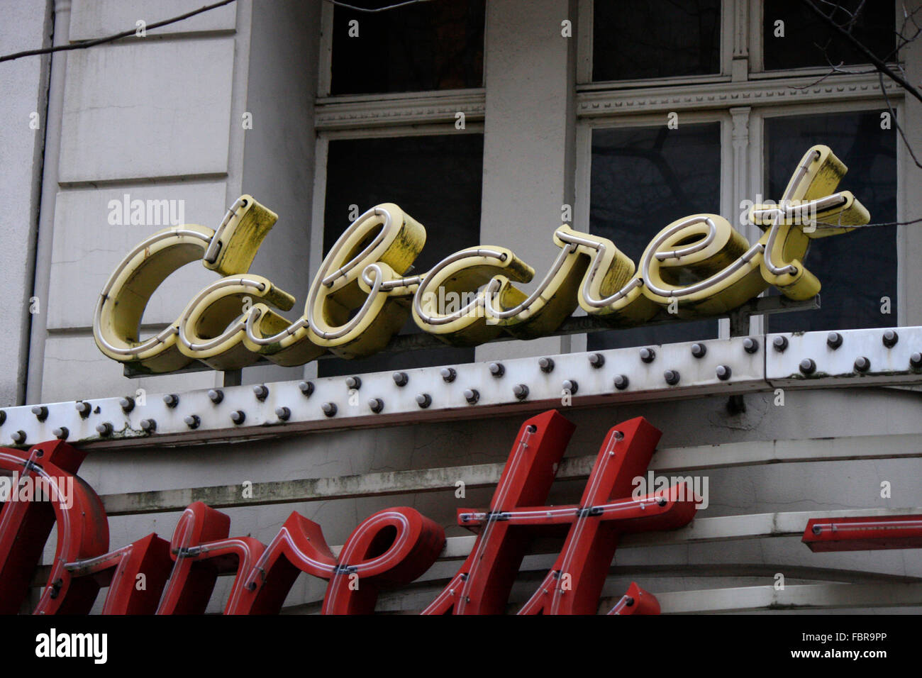 Markenname: 'Cabaret', Berlin. Stock Photo