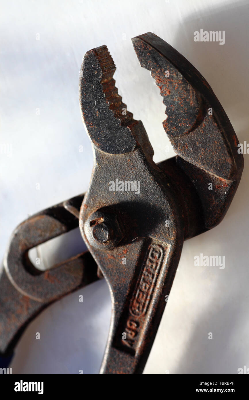 Pipe grips tool Stock Photo Alamy