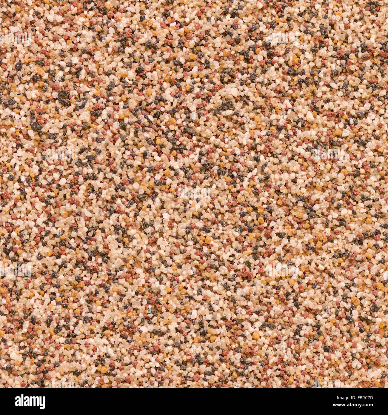 Seamless sand grain texture square background horizontal and vertical Stock Photo