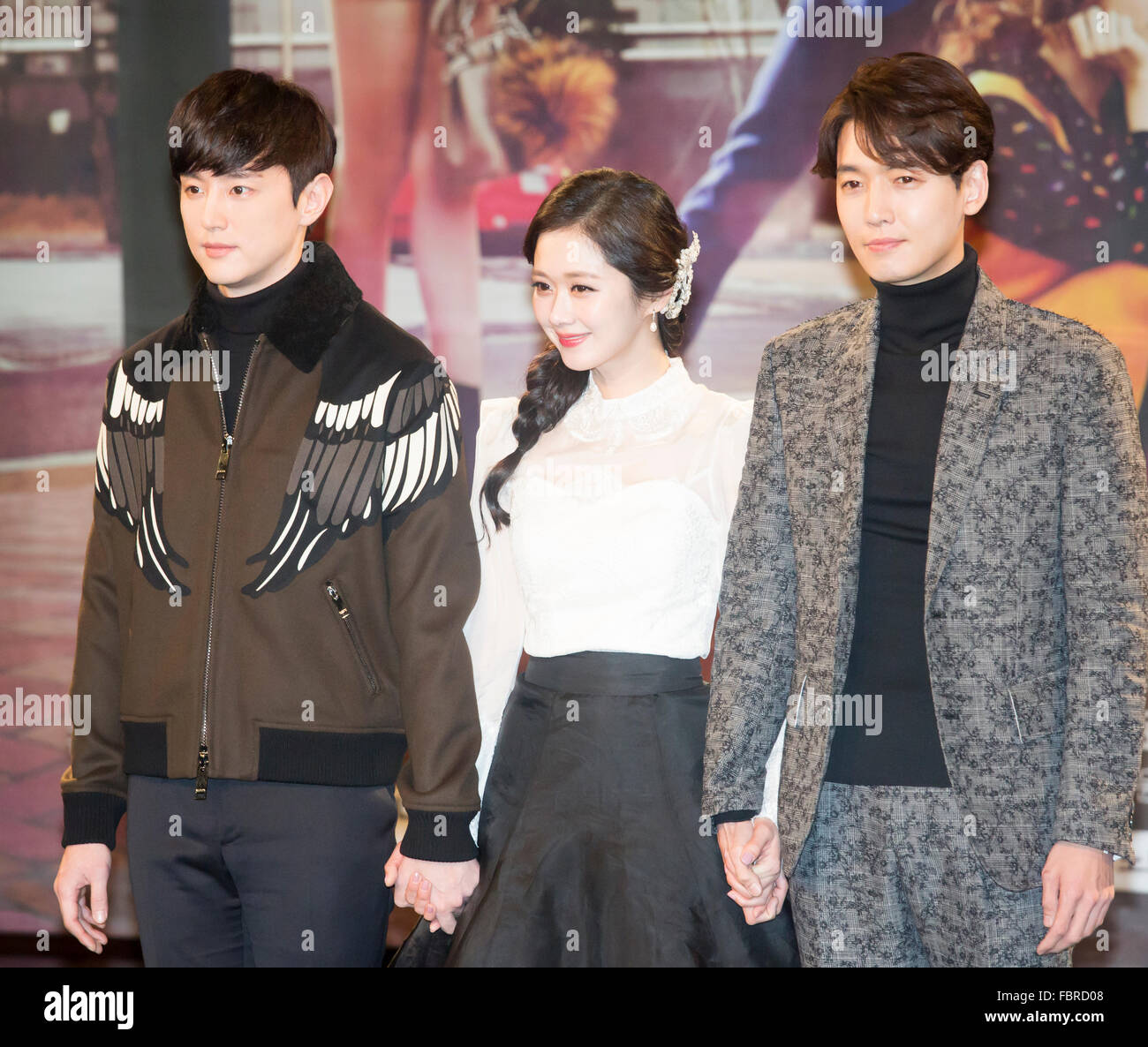 Kwon Yool, Jung KyungHo and Jang NaRa, Jan 18, 2016 South Korean
