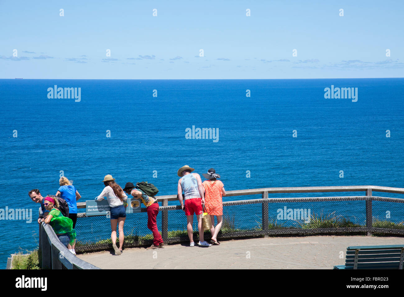 Byron Bay lighthouse reserve national park in New South Wales and the most easterly point on the