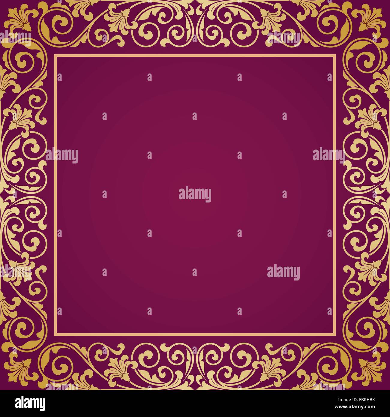 Floral pattern for invitation card Stock Vector Image & Art - Alamy