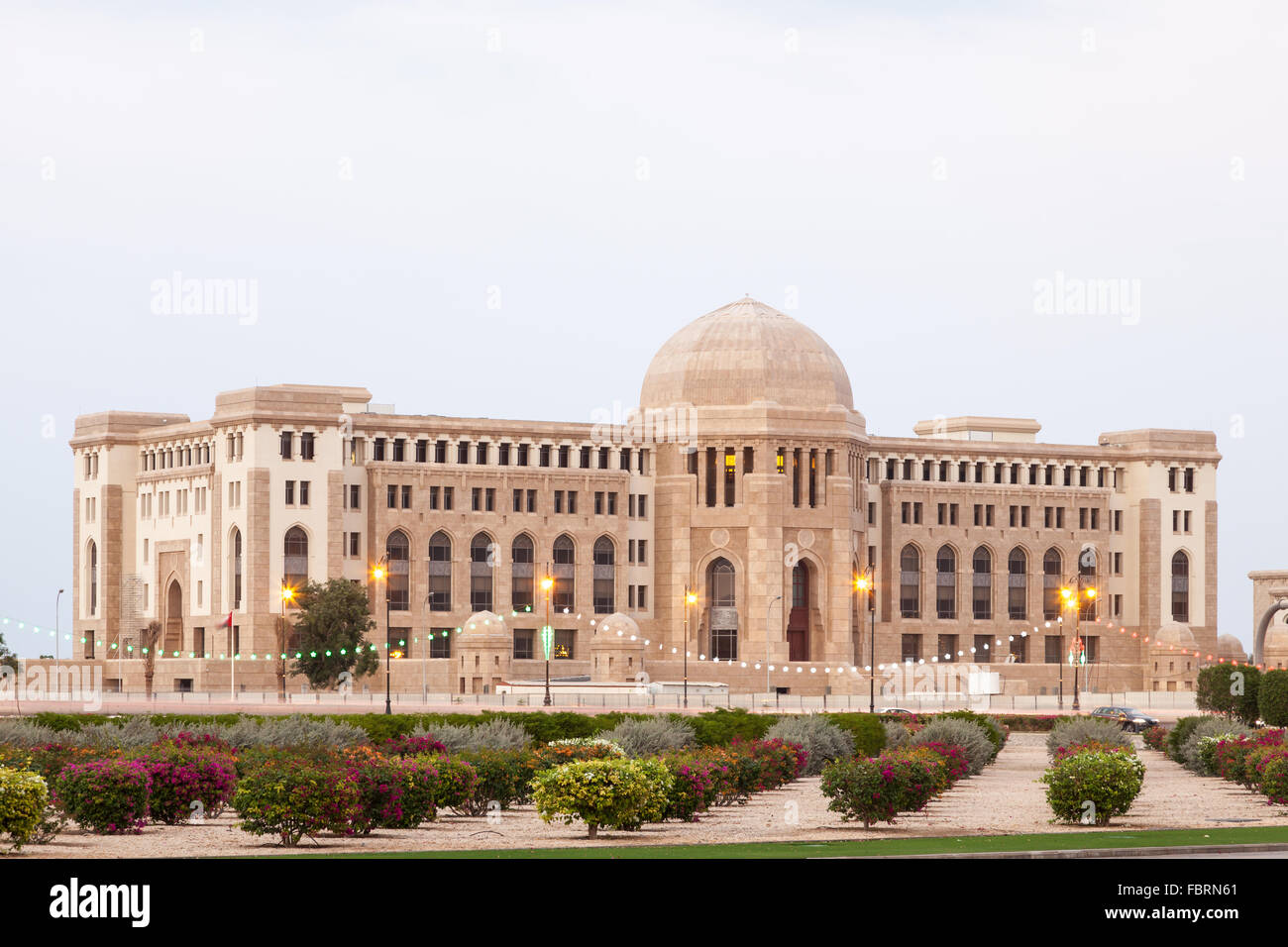Government building in Muscat, Oman Stock Photo Alamy