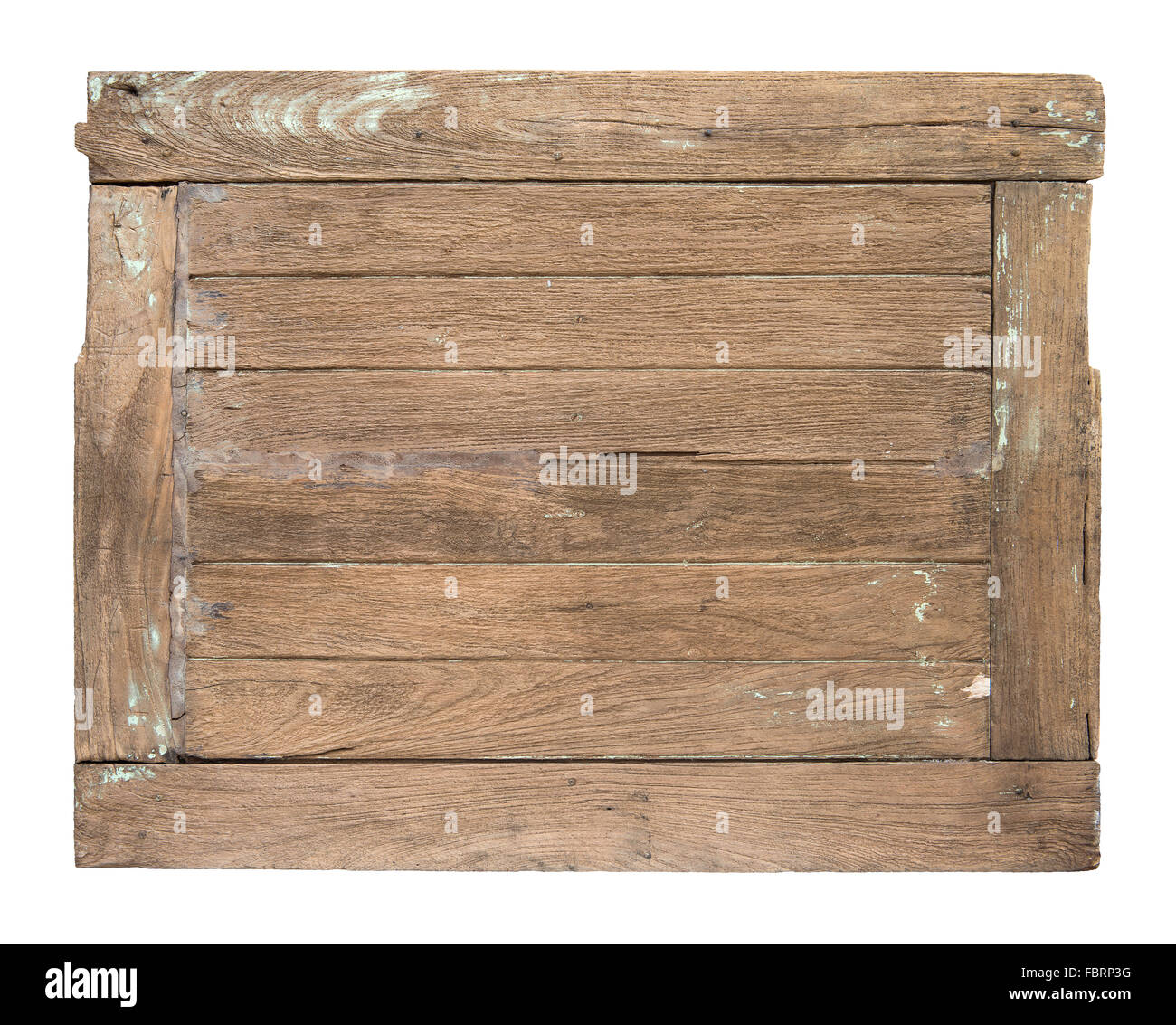 Old wooden window frame isolated on white background Stock Photo - Alamy