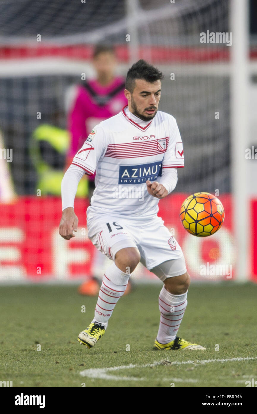 Lorenzo Pasciuti (Carpi), JANUARY 17, 2016 - Football / Soccer : Italian 'Serie A' match between Carpi 2-1 UC Sampdoria at Alberto Braglia stadium in Modena, Italy. (Photo by Maurizio Borsari/AFLO) Stock Photo