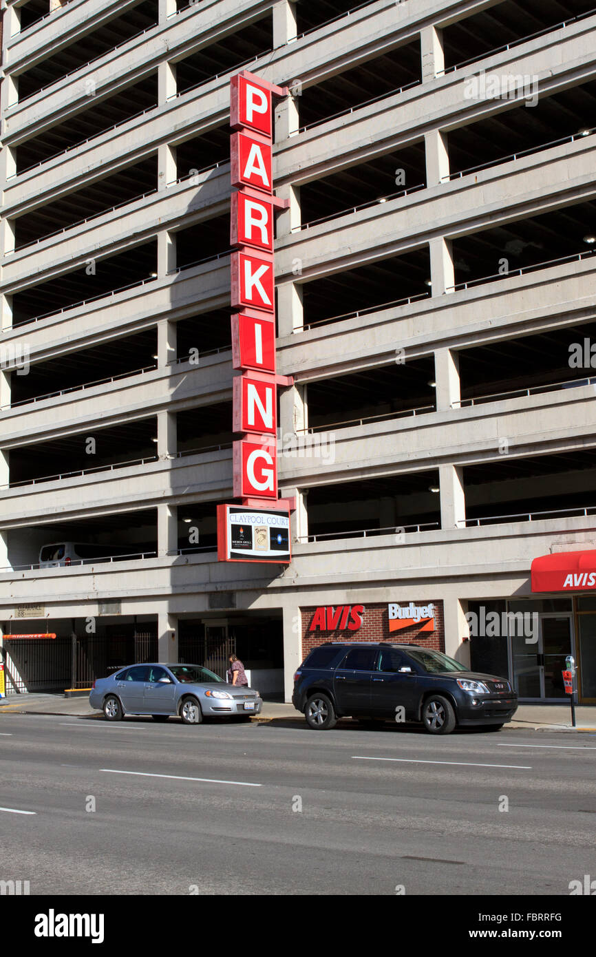 Downtown parking garage hires stock photography and images Alamy