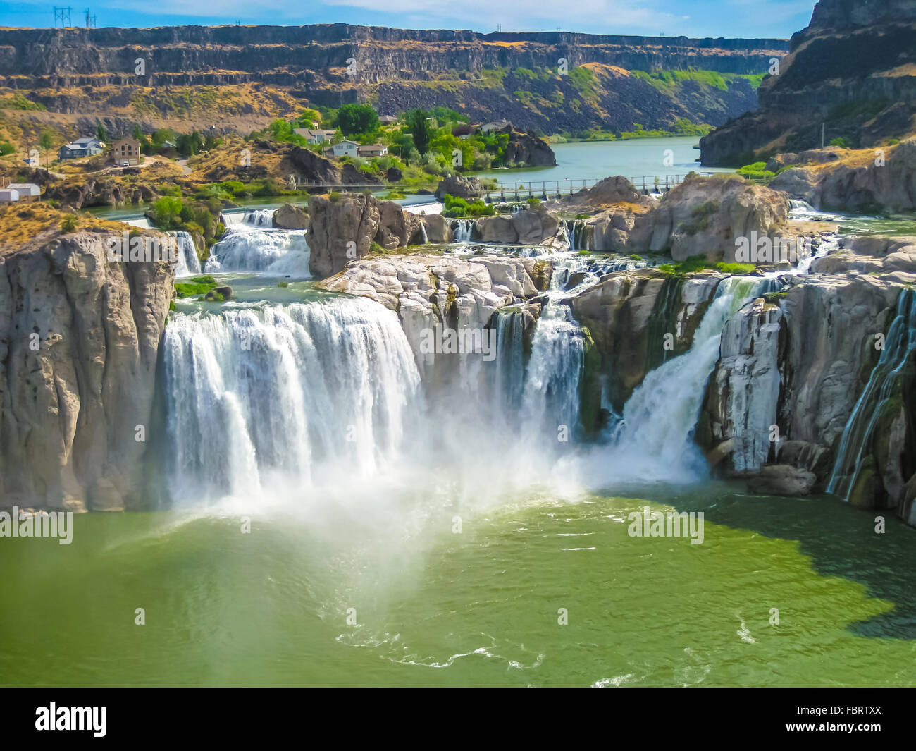 Niagara Falls Idaho Stock Photo Alamy