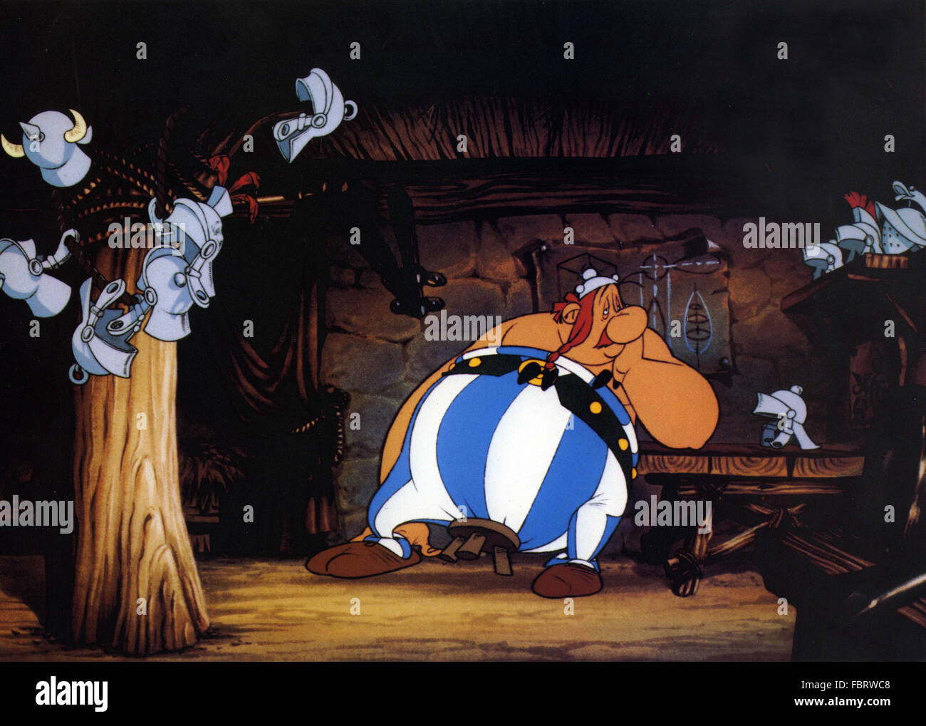 Asterix chez les Bretons - Directed by Pino van Lamsweer - 1986 Stock Photo