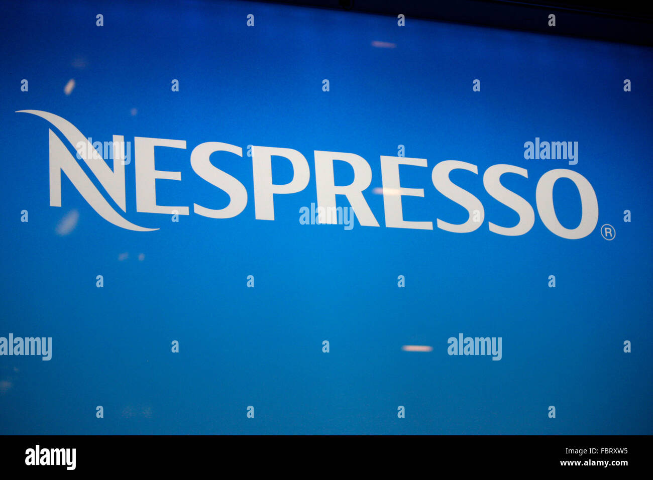 Markenname: 'Nespresso', Berlin. Stock Photo