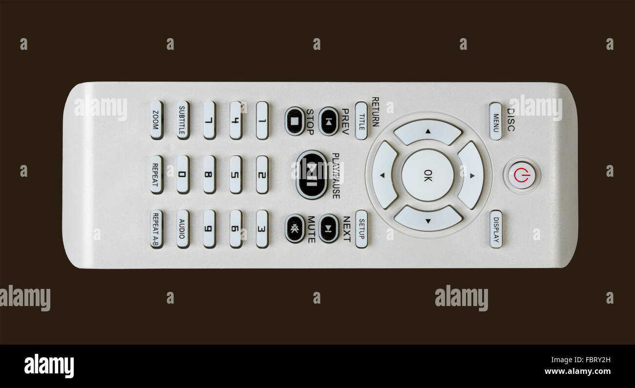 TV remote control isolated on black background Stock Photo - Alamy