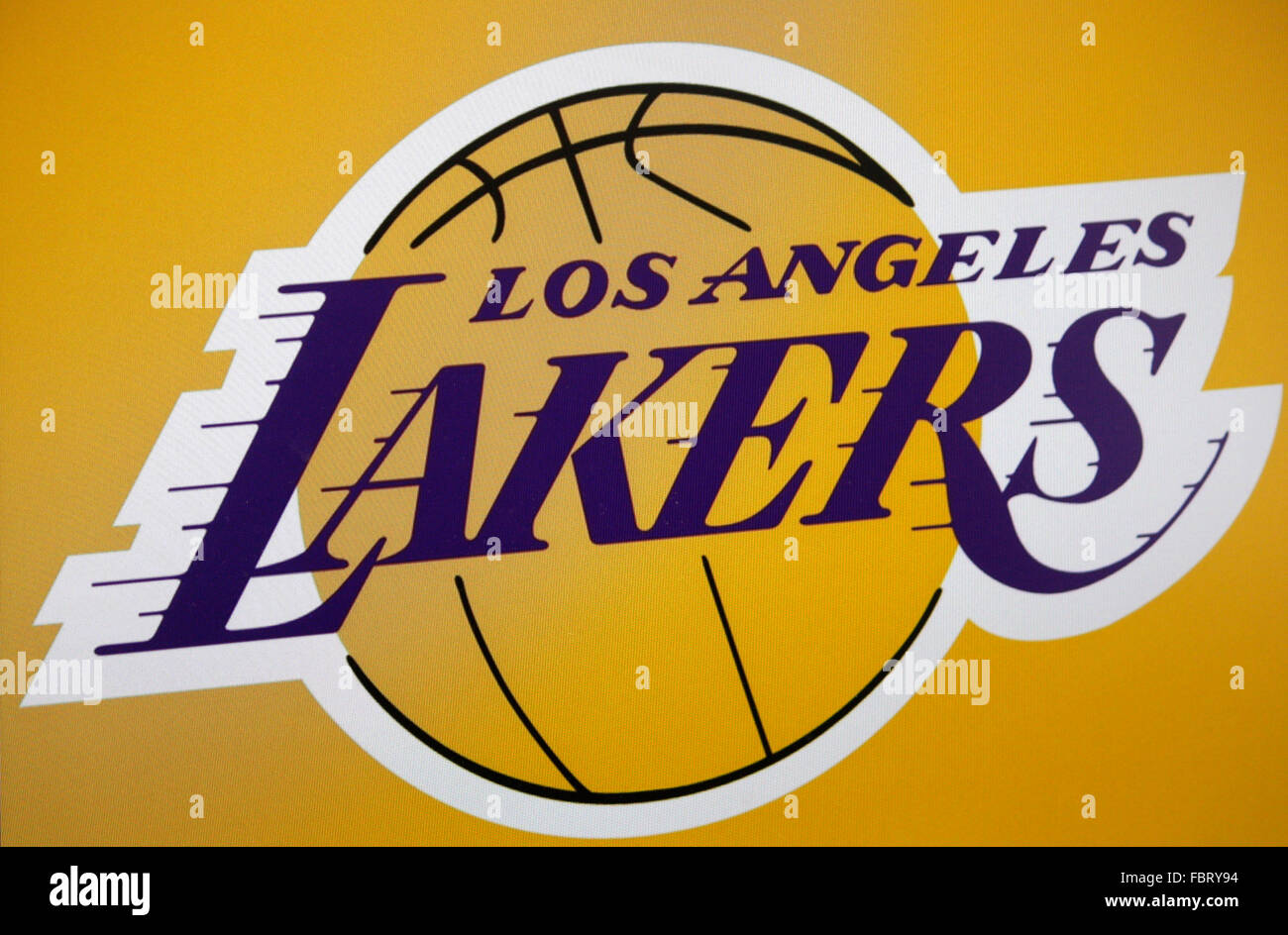 Markenname: 'Los Angeles Lakers', Berlin. Stock Photo