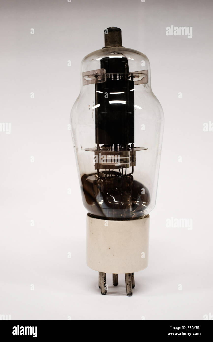 A vintage vacuum tube computer radio valve Stock Photo Alamy