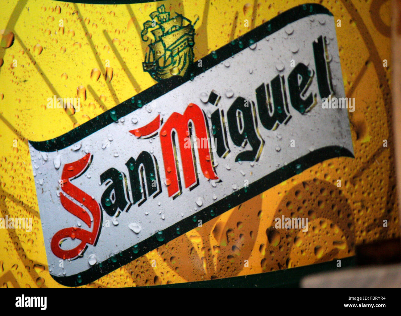 Markenname: 'San Miguel', Berlin. Stock Photo