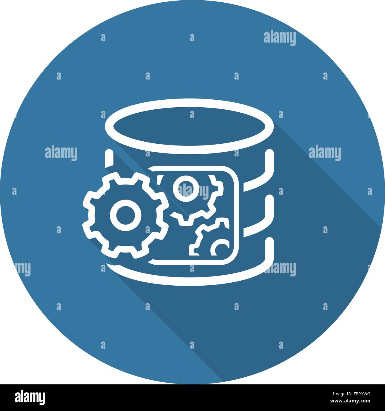 Collecting data icon flat design hi-res stock photography and images ...