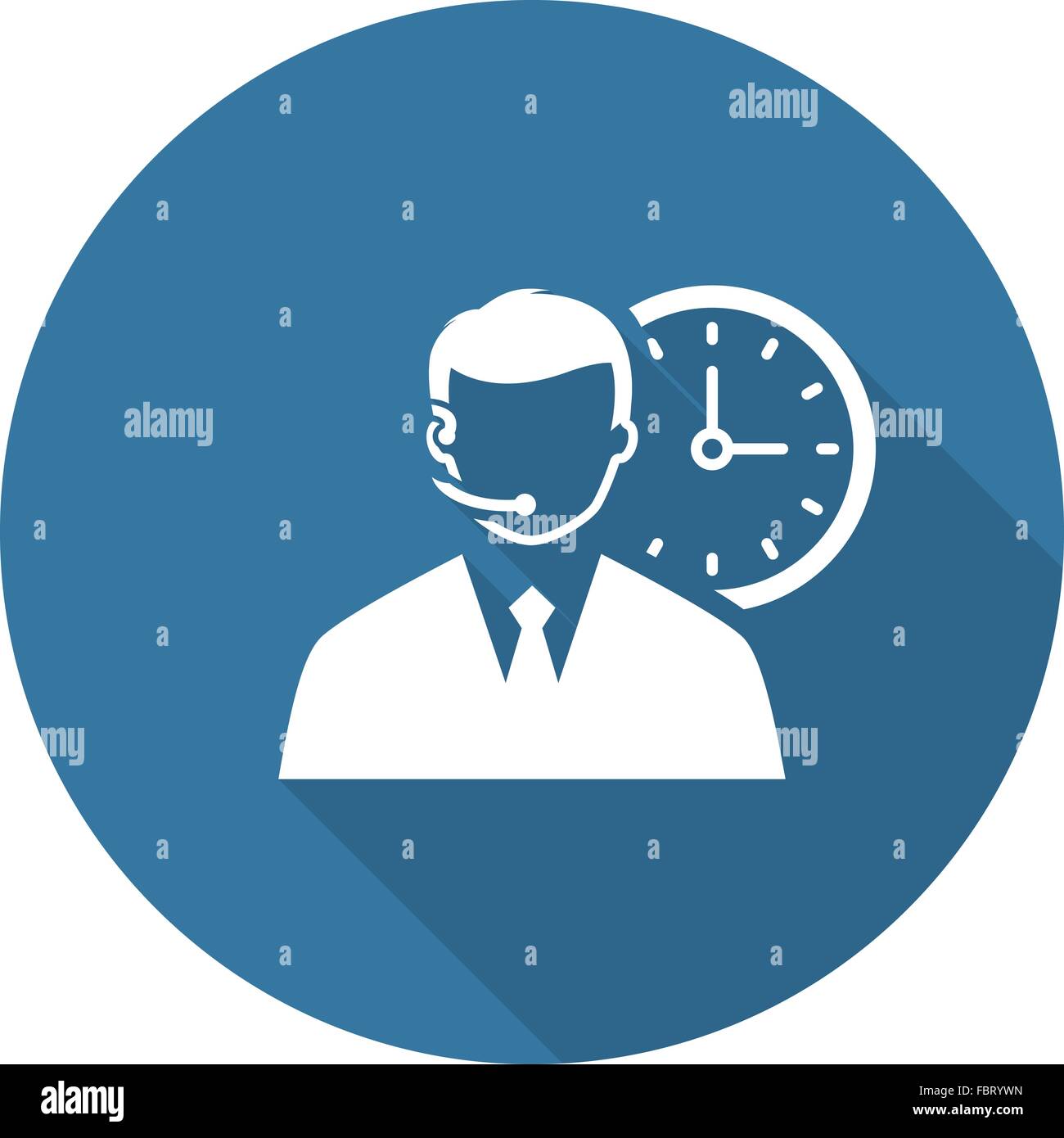 Call center agent working on Stock Vector Images - Alamy