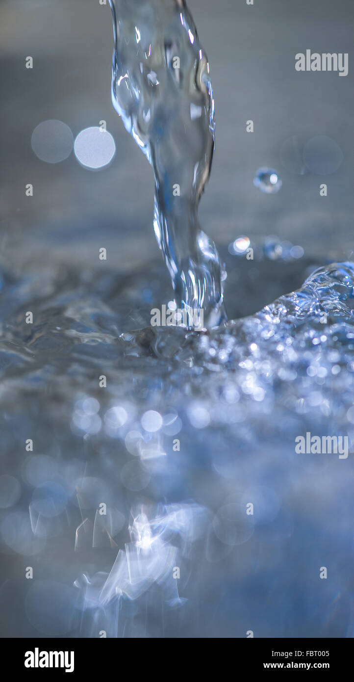 Close-up of splashing water Stock Photo